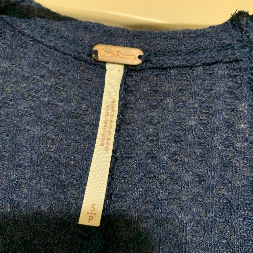 Navy Blue Knit Long Sleeve